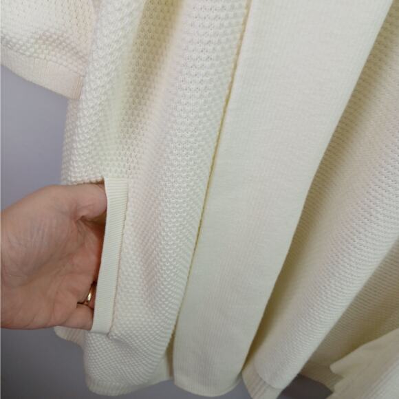 Lands' End SZ 2X Cotton Blend Plus Long Sleeve Open Long Cardigan Sweater NEW - Picture 6 of 6